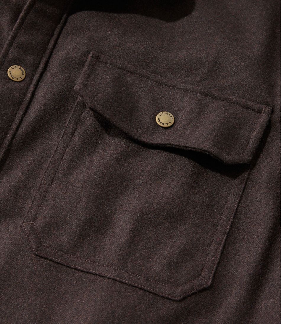 Men's Maine Guide Lightweight Lined Wool Field Shirt | L.L.Bean