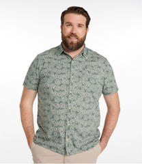 Men's Lakewashed Performance Shirts, Button-Front Shirt, Short-Sleeve, Print | L.L.Bean