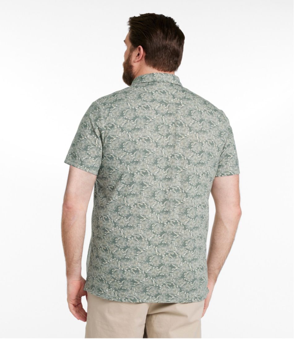 Men's Lakewashed Performance Shirts, Button-Front Shirt, Short-Sleeve, Print | L.L.Bean