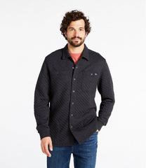 Men's Quilted Sweatshirts, Snap Overshirt | L.L.Bean