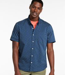 Men's Comfort Stretch Performance® Shirt, Short-Sleeve, Slightly Fitted Untucked Fit, Print | L.L.Bean