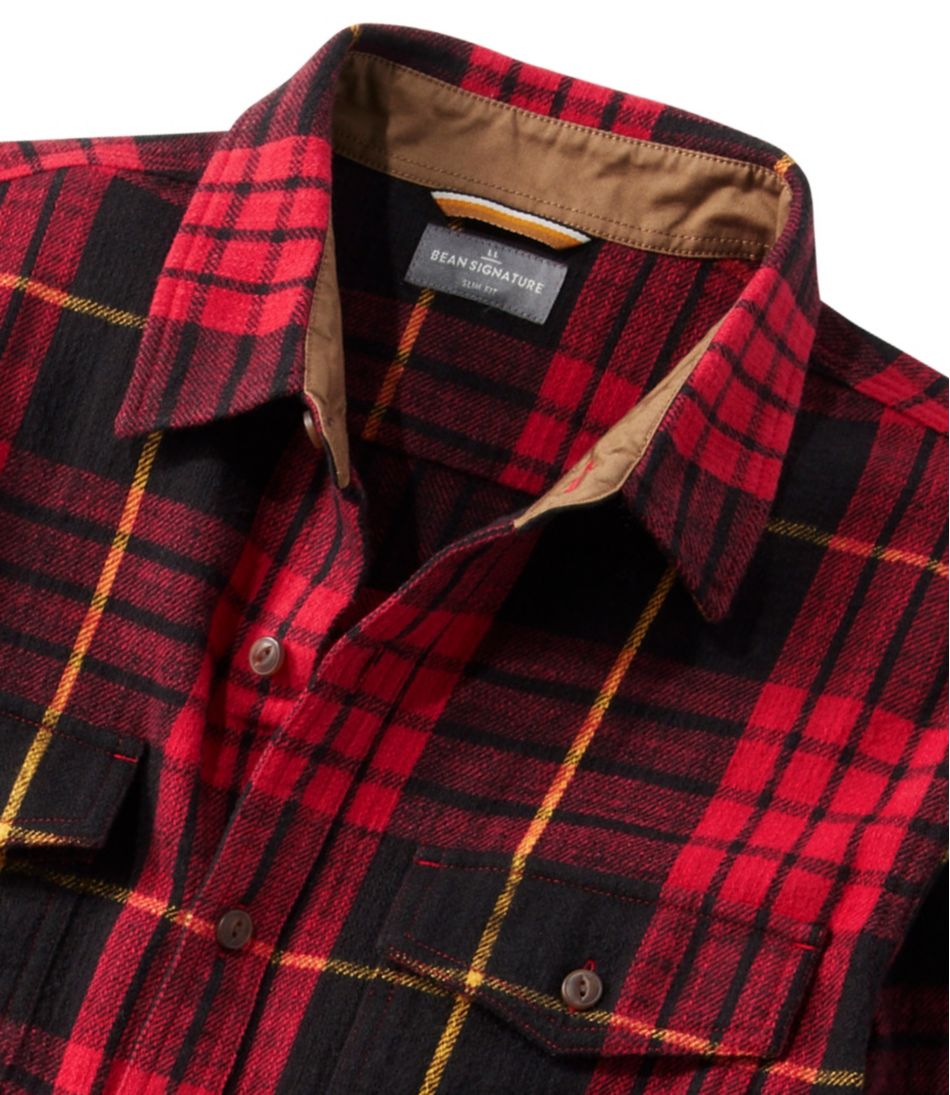Men's Signature Heritage Textured Flannel Shirt | L.L.Bean