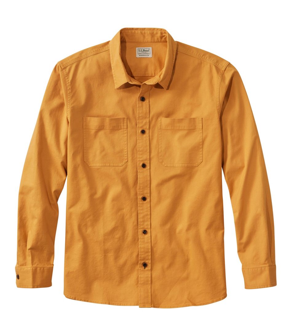 Men's BeanFlex® Twill Shirt, Traditional Untucked Fit, Long-Sleeve | L.L.Bean