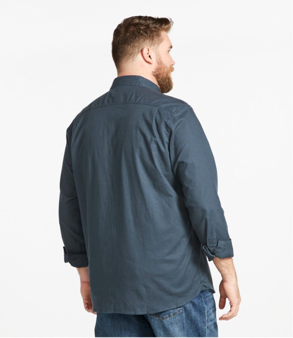 Men's BeanFlex® Twill Shirt, Traditional Untucked Fit, Long-Sleeve | L.L.Bean
