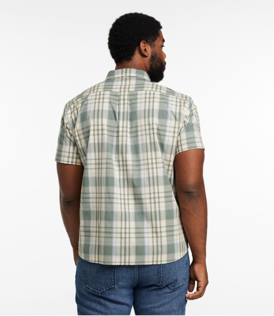Men's Signature Stretch Poplin Shirt, Short-Sleeve, Slim Fit | L.L.Bean
