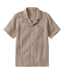 Men's Cloud Gauze Shirt, Short-Sleeve, Slightly Fitted Untucked Fit | L.L.Bean