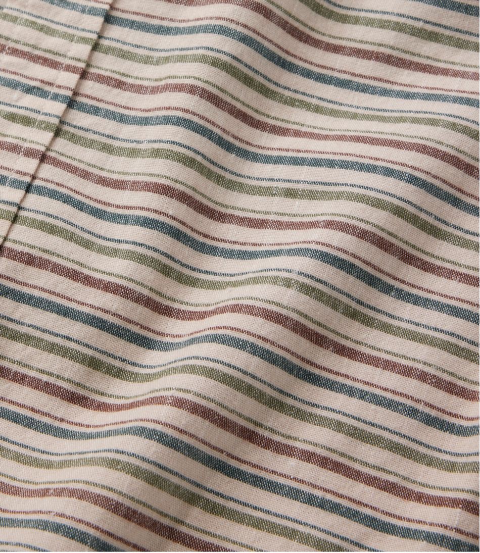 Men's Stonecoast Hemp Shirt, Long-Sleeve, Slightly Fitted Untucked Fit, Stripe | L.L.Bean