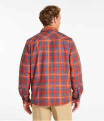 Men's Katahdin Performance Flannel Shirt-Jacket, Hi-Pile Fleece-Lined Plaid | L.L.Bean