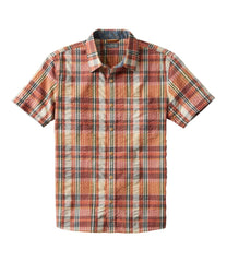 Men's Signature Seersucker Madras Shirt, Slightly Fitted, Short-Sleeve | L.L.Bean