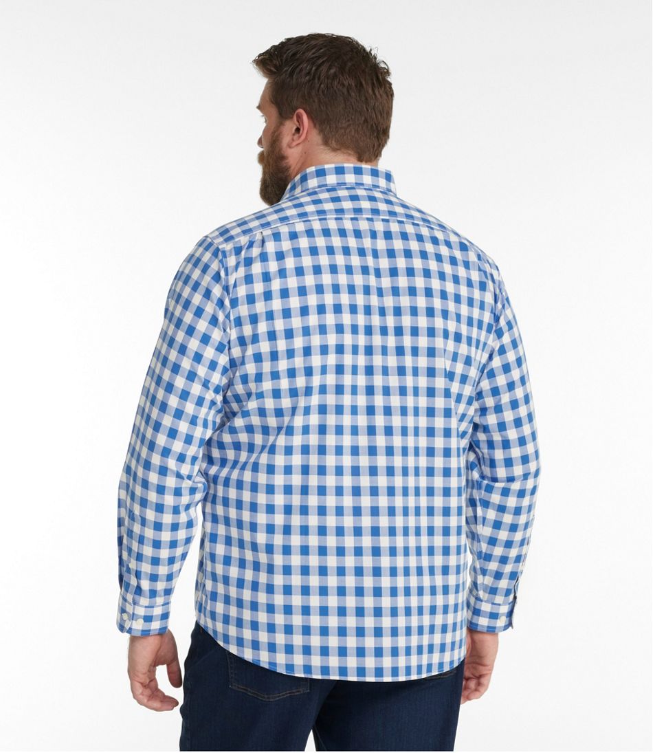 Men's Bean's Wrinkle-Free Everyday Shirt, Traditional Untucked Fit, Plaid, Long-Sleeve | L.L.Bean