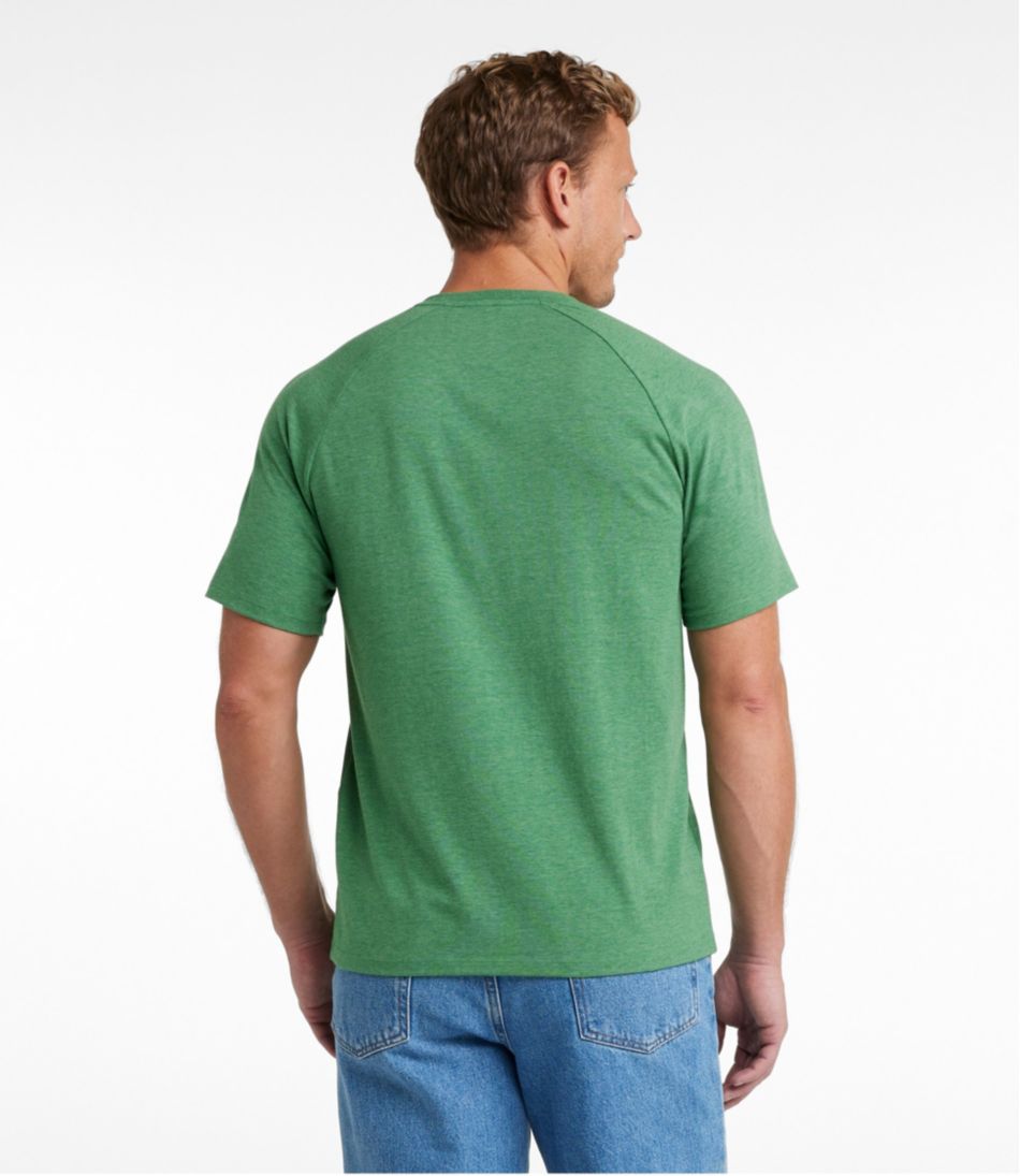 Men's Comfort Stretch Pima Tee Shirt, Short-Sleeve Henley | L.L.Bean