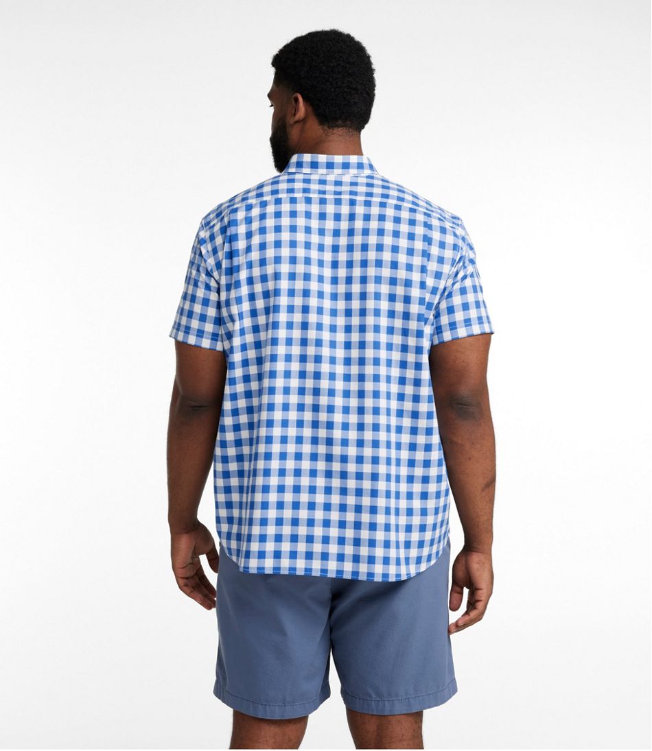 Men's Bean's Wrinkle-Free Everyday Shirt, Traditional Untucked Fit, Plaid, Short-Sleeve | L.L.Bean