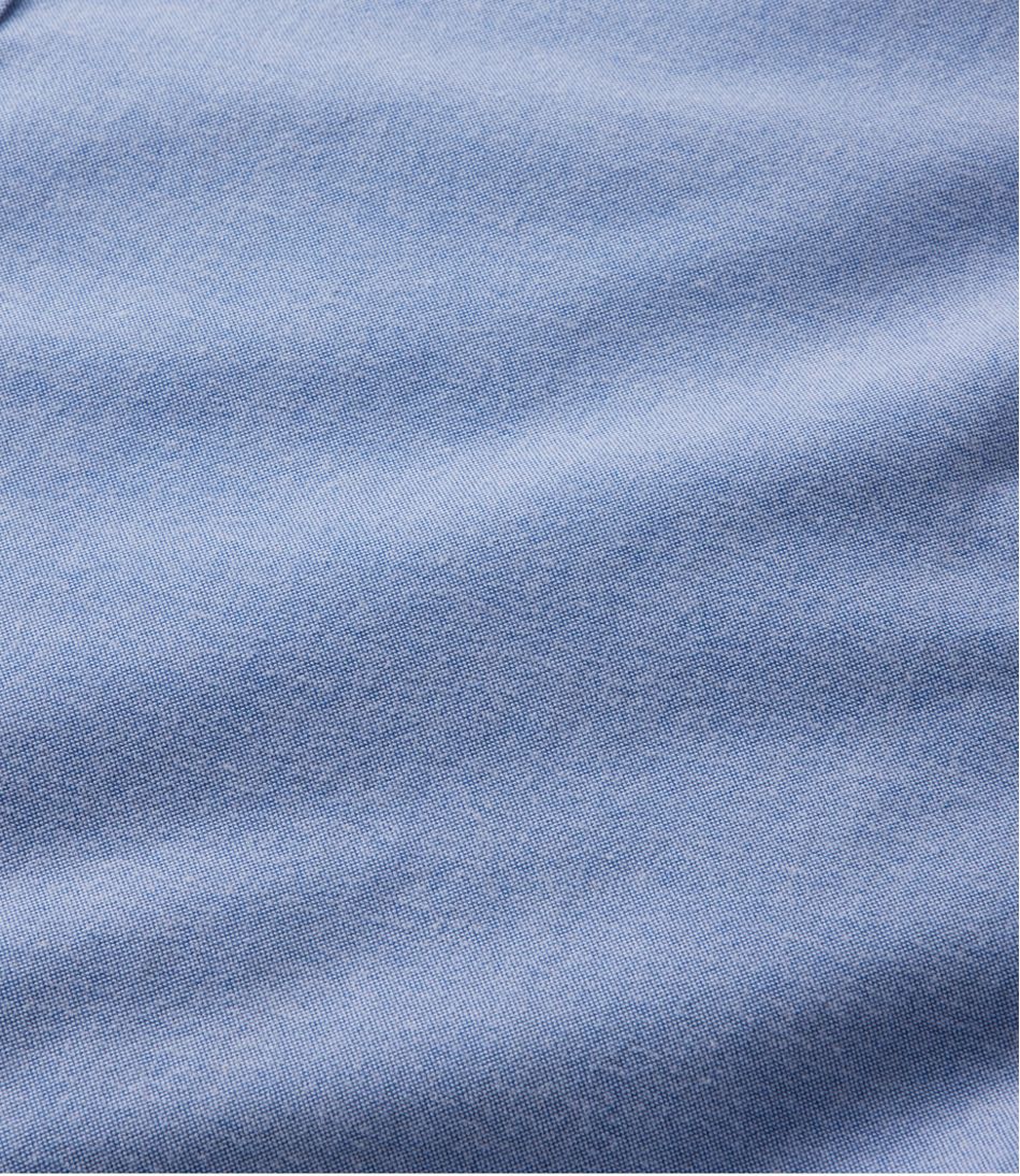 Men's Comfort Stretch® Oxford Shirt, Slightly Fitted Untucked Fit, Short-Sleeve | L.L.Bean