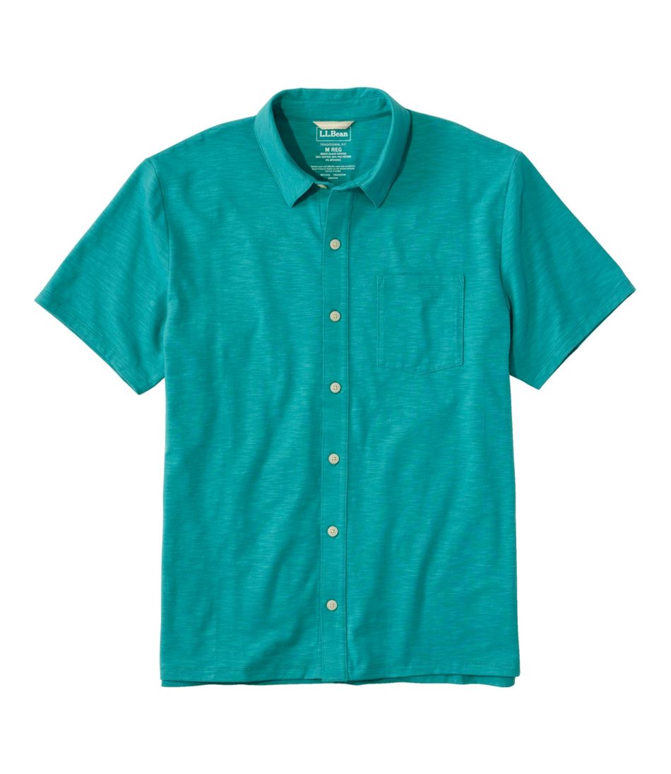 Men's Lakewashed Performance Shirts, Button-Front Shirt, Short-Sleeve | L.L.Bean