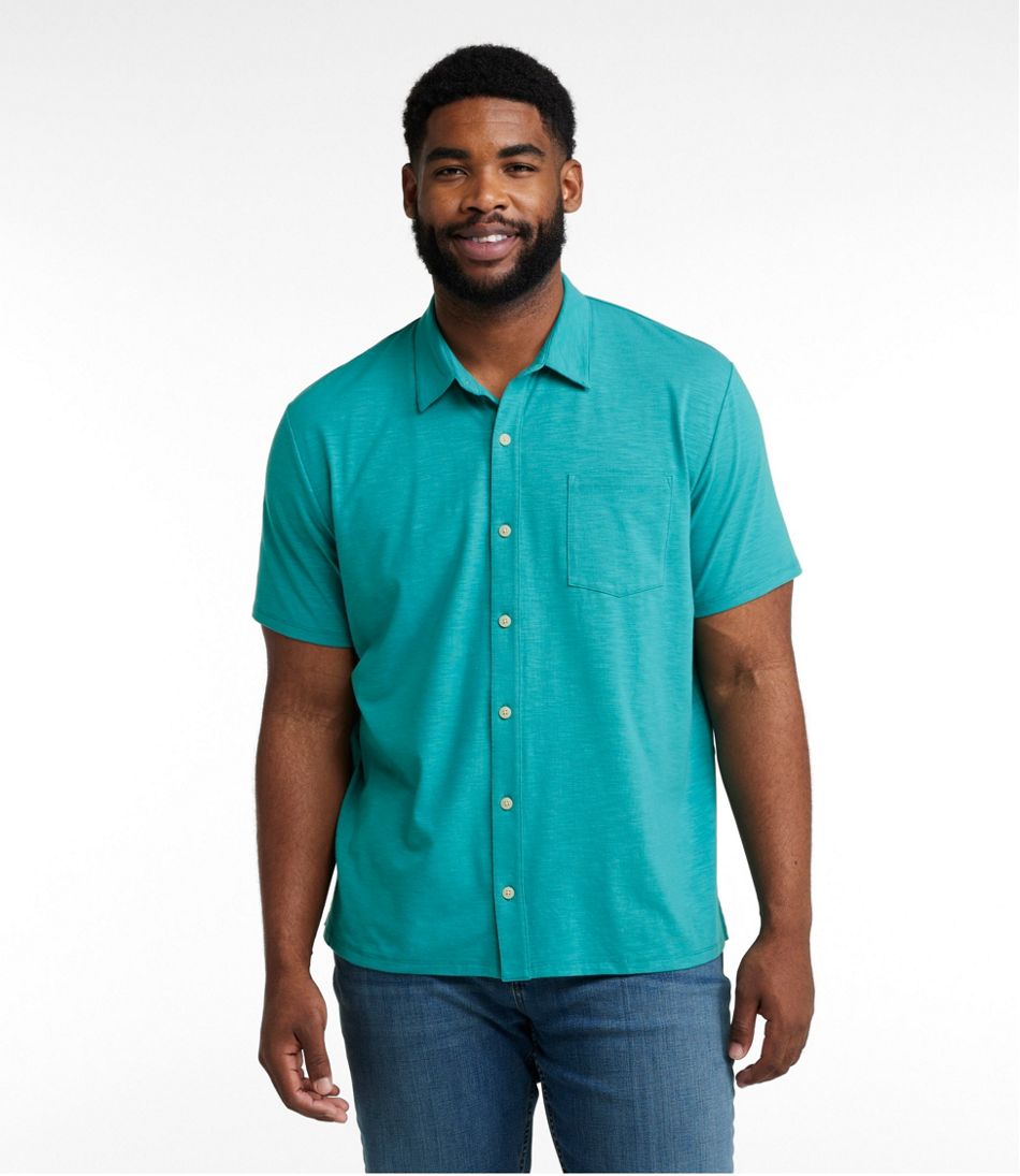 Men's Lakewashed Performance Shirts, Button-Front Shirt, Short-Sleeve | L.L.Bean