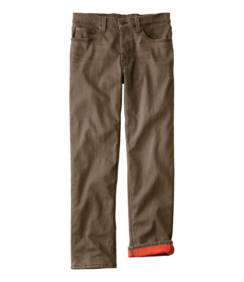 Men's BeanFlex® Jeans, Standard Athletic Fit, Fleece-Lined | L.L.Bean