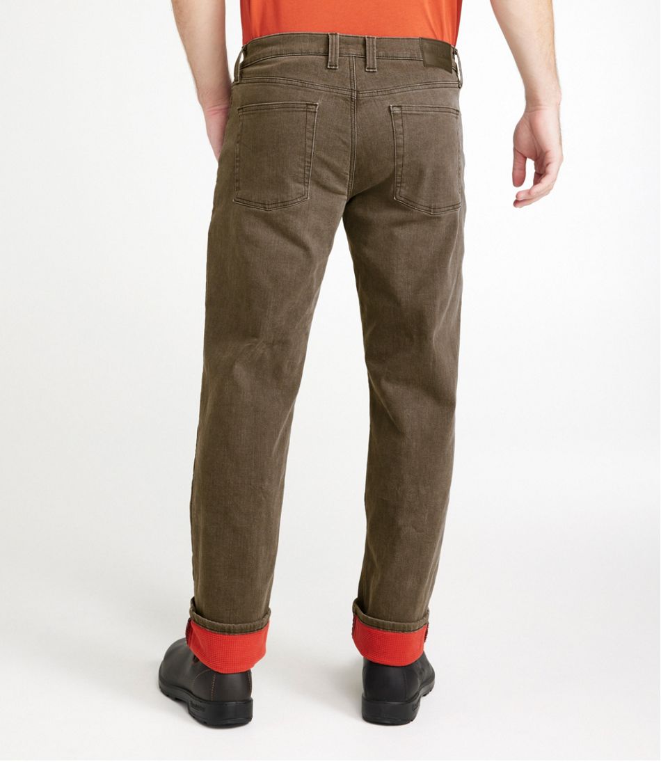 Men's BeanFlex® Jeans, Standard Athletic Fit, Fleece-Lined | L.L.Bean