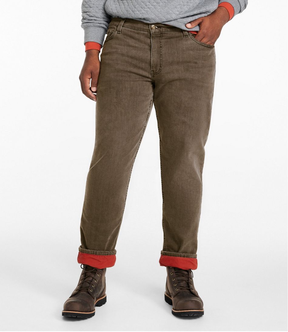 Men's BeanFlex® Jeans, Standard Athletic Fit, Fleece-Lined | L.L.Bean