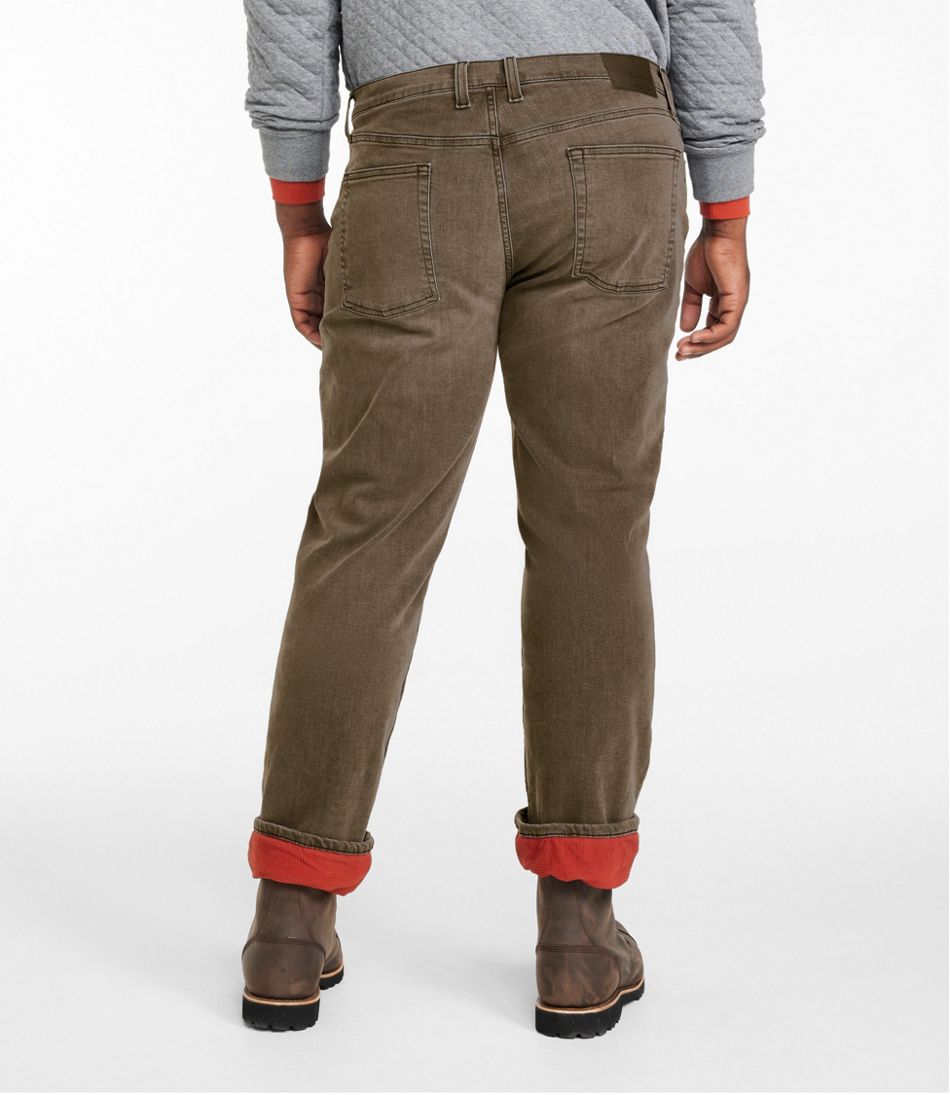 Men's BeanFlex® Jeans, Standard Athletic Fit, Fleece-Lined | L.L.Bean
