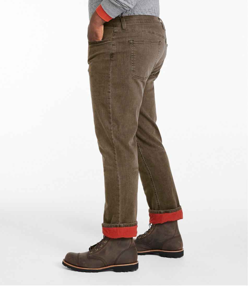 Men's BeanFlex® Jeans, Standard Athletic Fit, Fleece-Lined | L.L.Bean