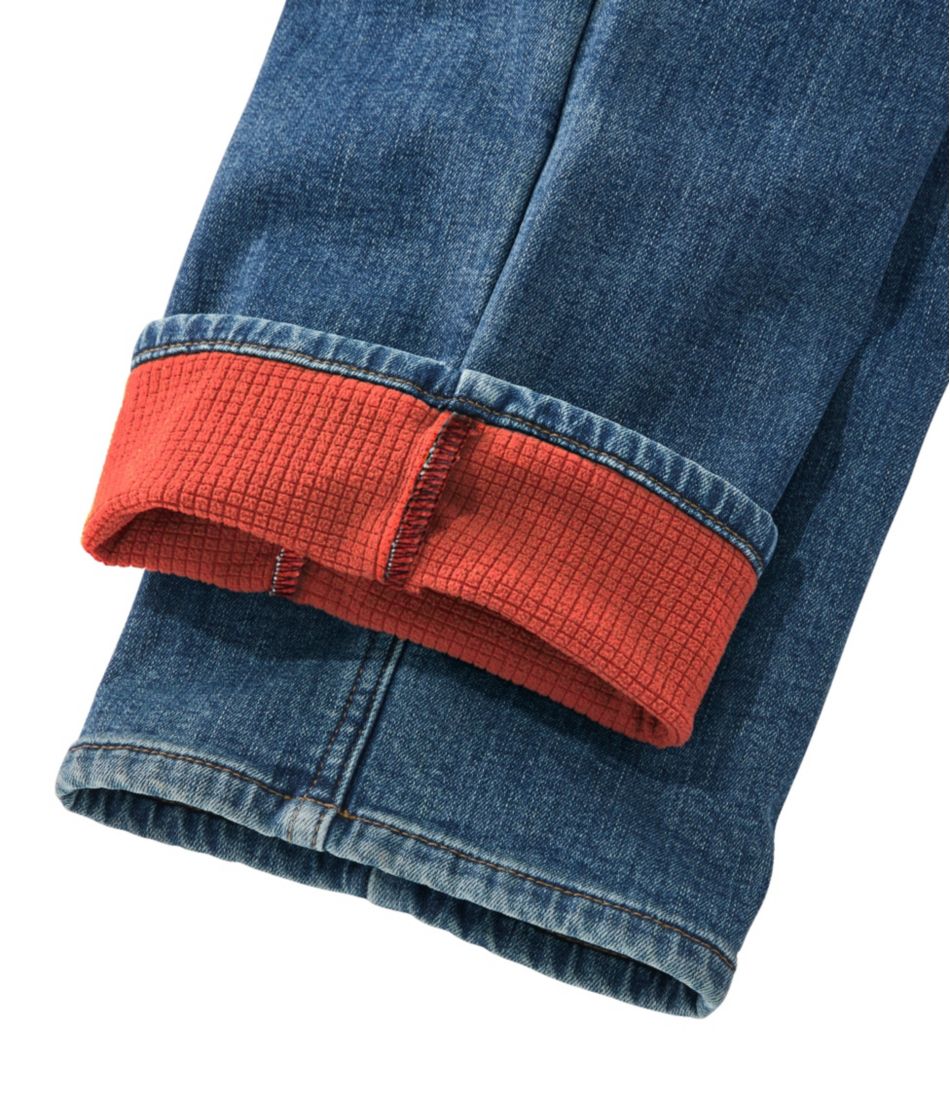 Men's BeanFlex® Jeans, Standard Athletic Fit, Fleece-Lined | L.L.Bean