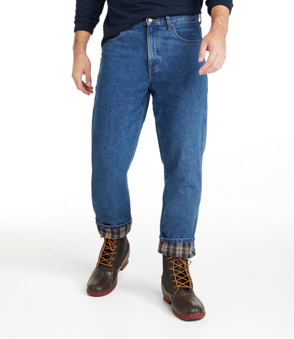 Men's Double L® Jeans, Classic Fit, Flannel-Lined | L.L.Bean