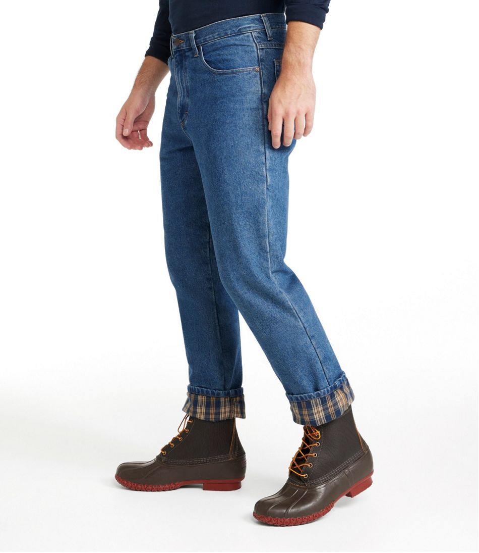 Men's Double L® Jeans, Classic Fit, Flannel-Lined | L.L.Bean