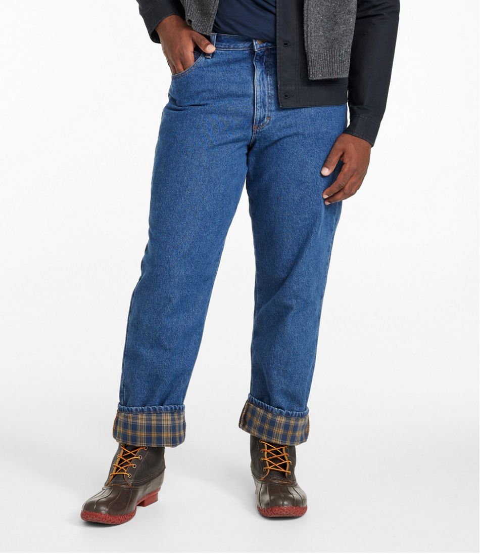 Men's Double L® Jeans, Classic Fit, Flannel-Lined | L.L.Bean