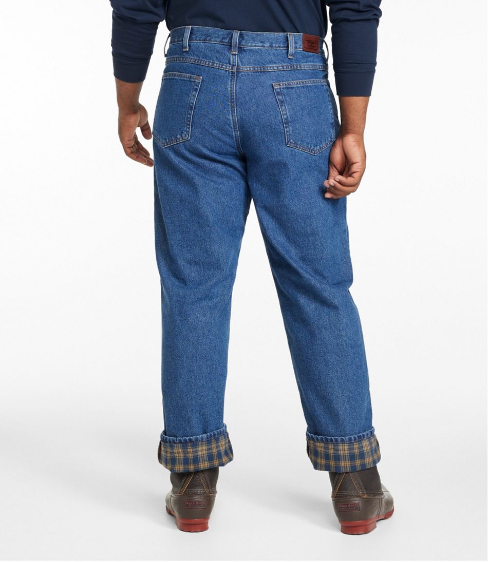 Men's Double L® Jeans, Classic Fit, Flannel-Lined | L.L.Bean