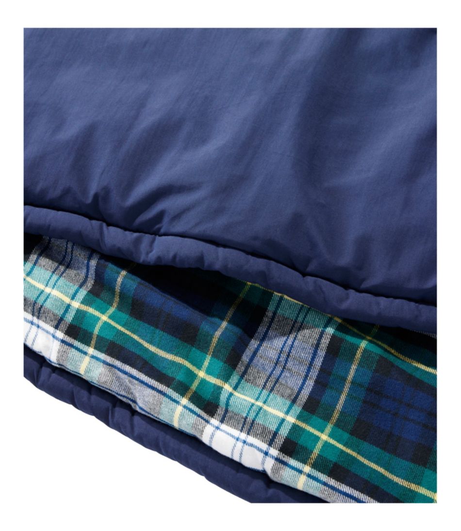 Kids' Flannel Lined Camp Sleeping Bag, 40° | L.L.Bean