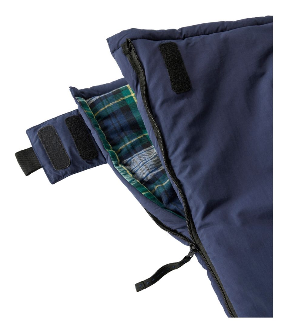 Kids' Flannel Lined Camp Sleeping Bag, 40° | L.L.Bean