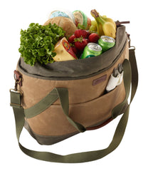 Insulated Waxed-Canvas Tote, Large | L.L.Bean