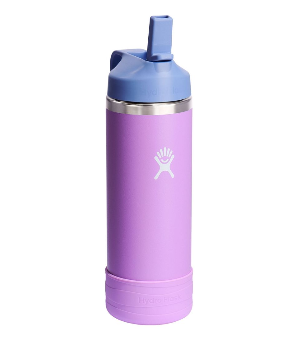 Kids' Hydro Flask Wide Mouth Straw Cap And Boot, 18 oz. | L.L.Bean