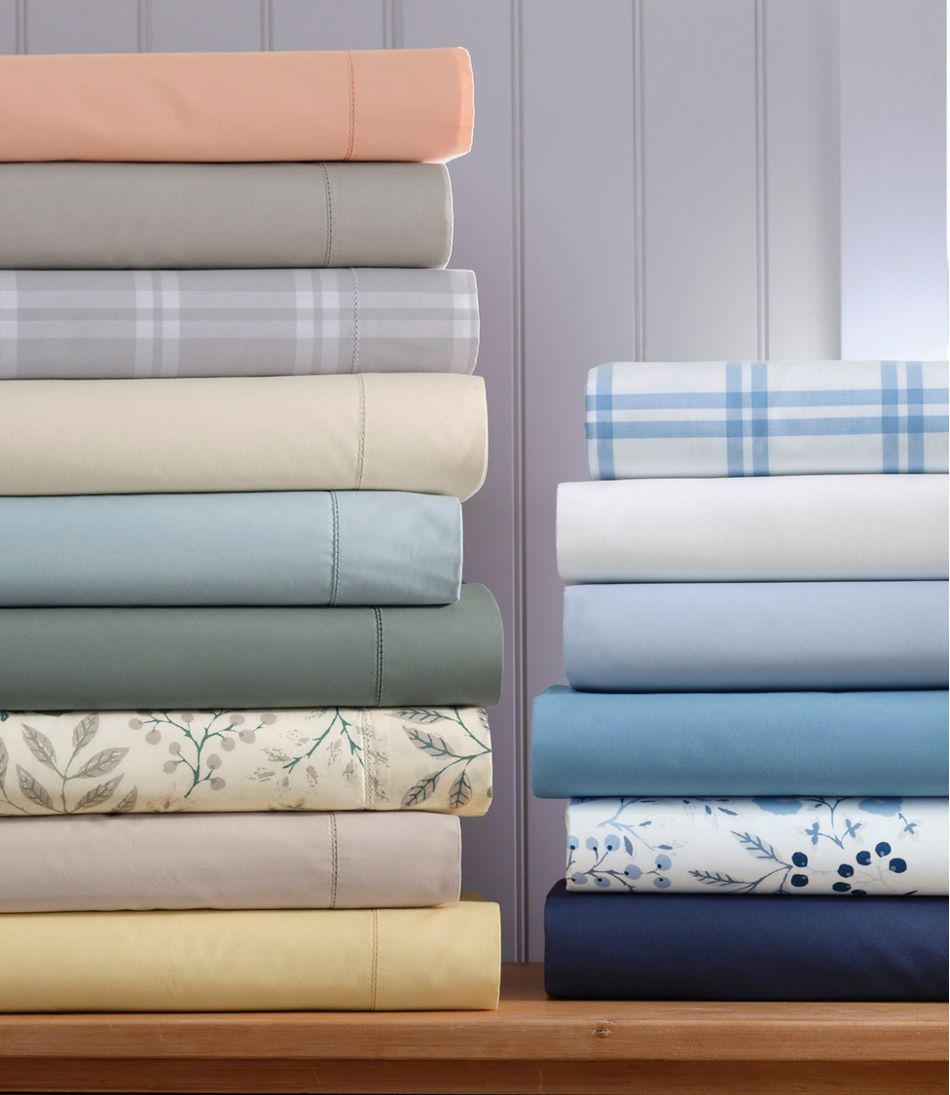 280-Thread-Count Pima Cotton Percale Sheet Set | L.L.Bean