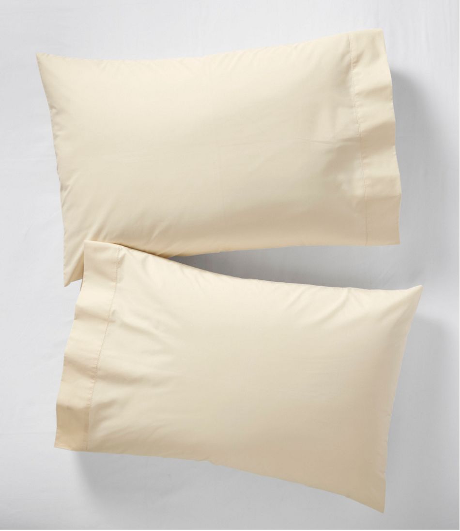 280-Thread-Count Pima Cotton Percale Pillowcases, Set of Two | L.L.Bean