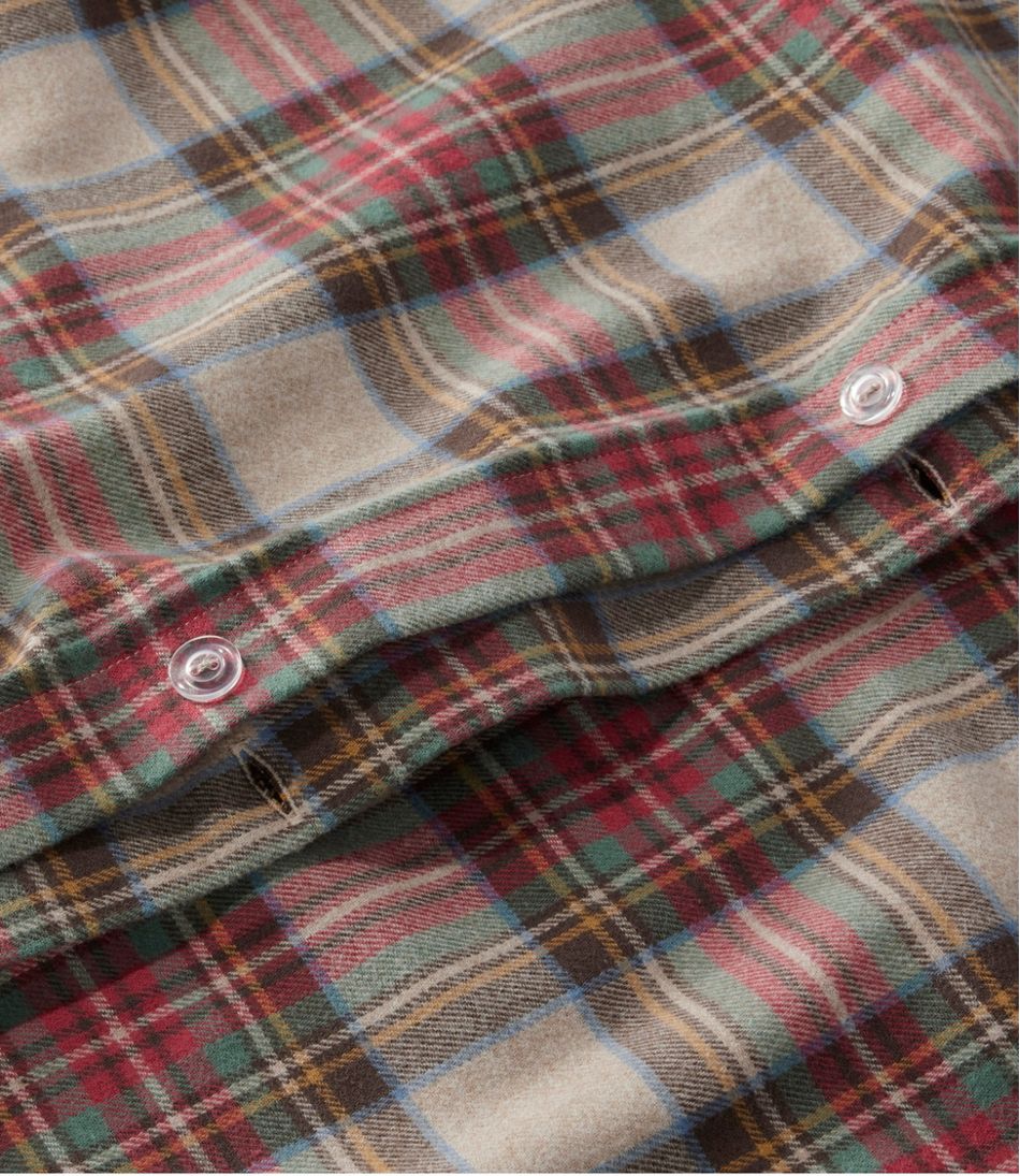 Heritage Chamois Flannel Comforter Cover Collection, Plaid | L.L.Bean