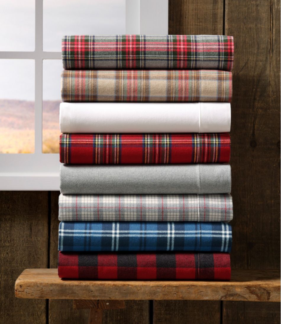 Heritage Chamois Flannel Comforter Cover Collection, Plaid | L.L.Bean
