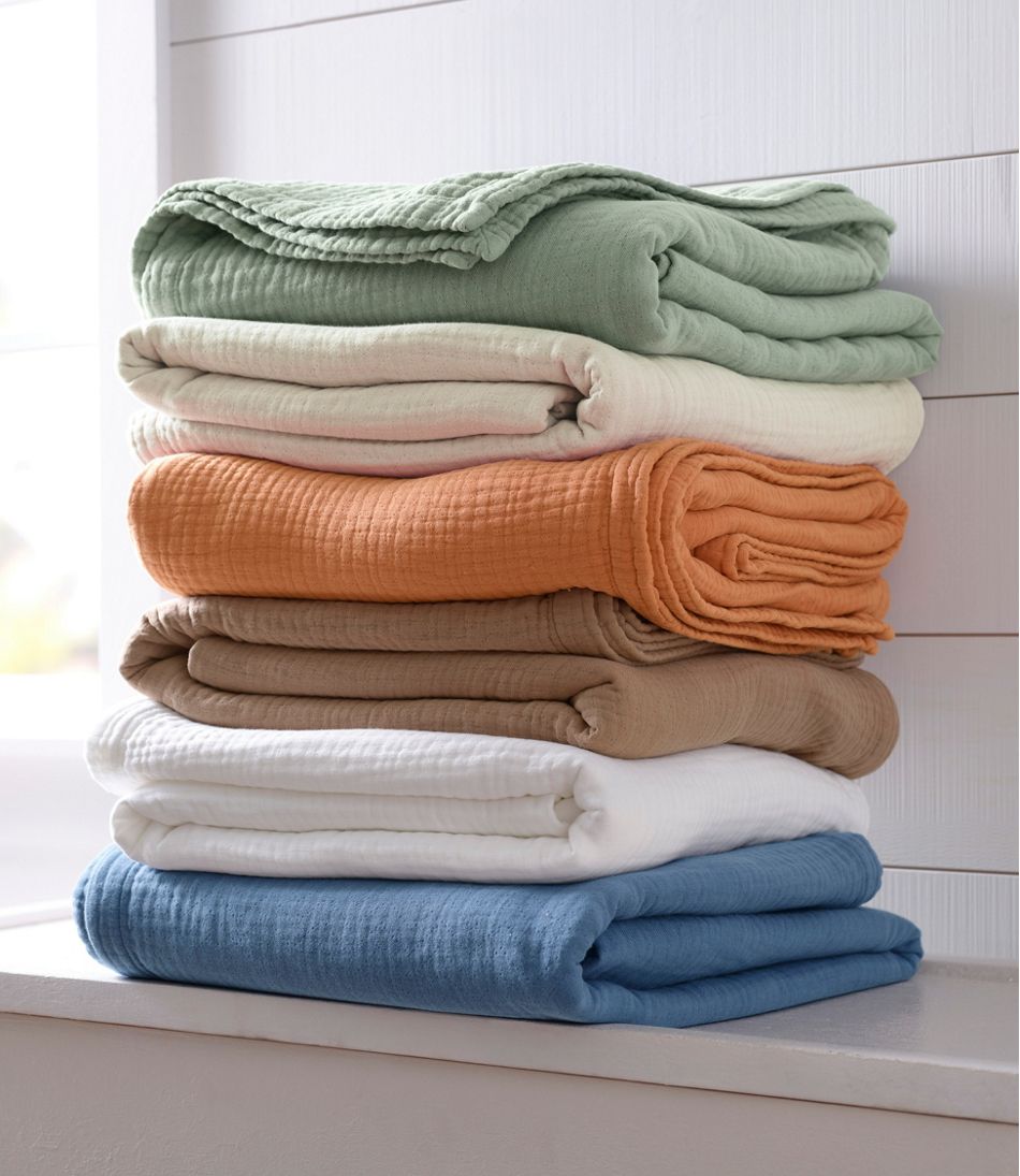 Lightweight Cotton Gauze Blanket | L.L.Bean