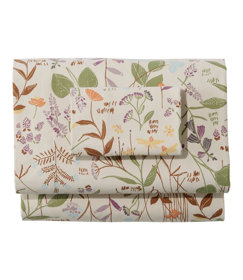 Birch Floral Flannel Sheet Collection | L.L.Bean