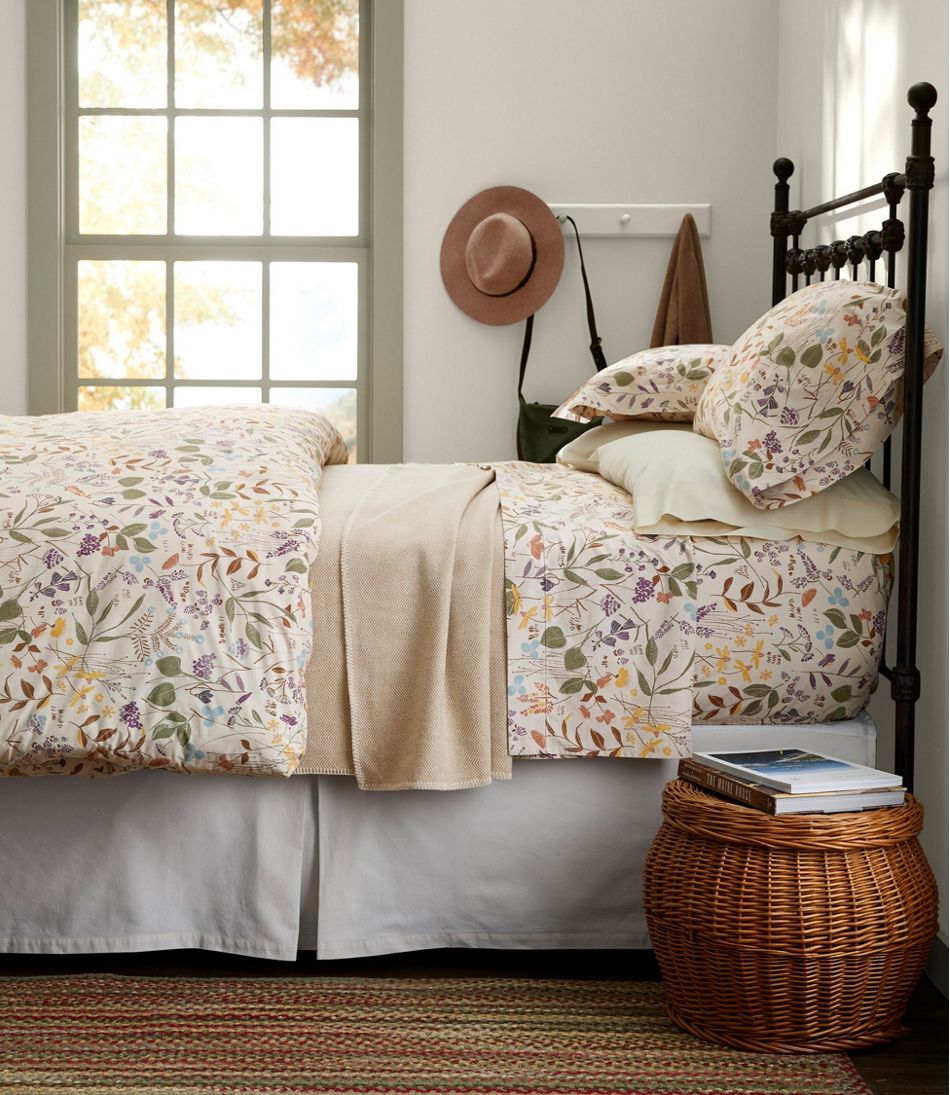 Birch Floral Percale Sheet Collection | L.L.Bean