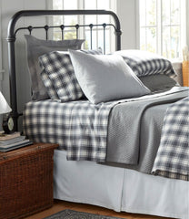 Ultrasoft Comfort Flannel Sheet Set, Check | L.L.Bean