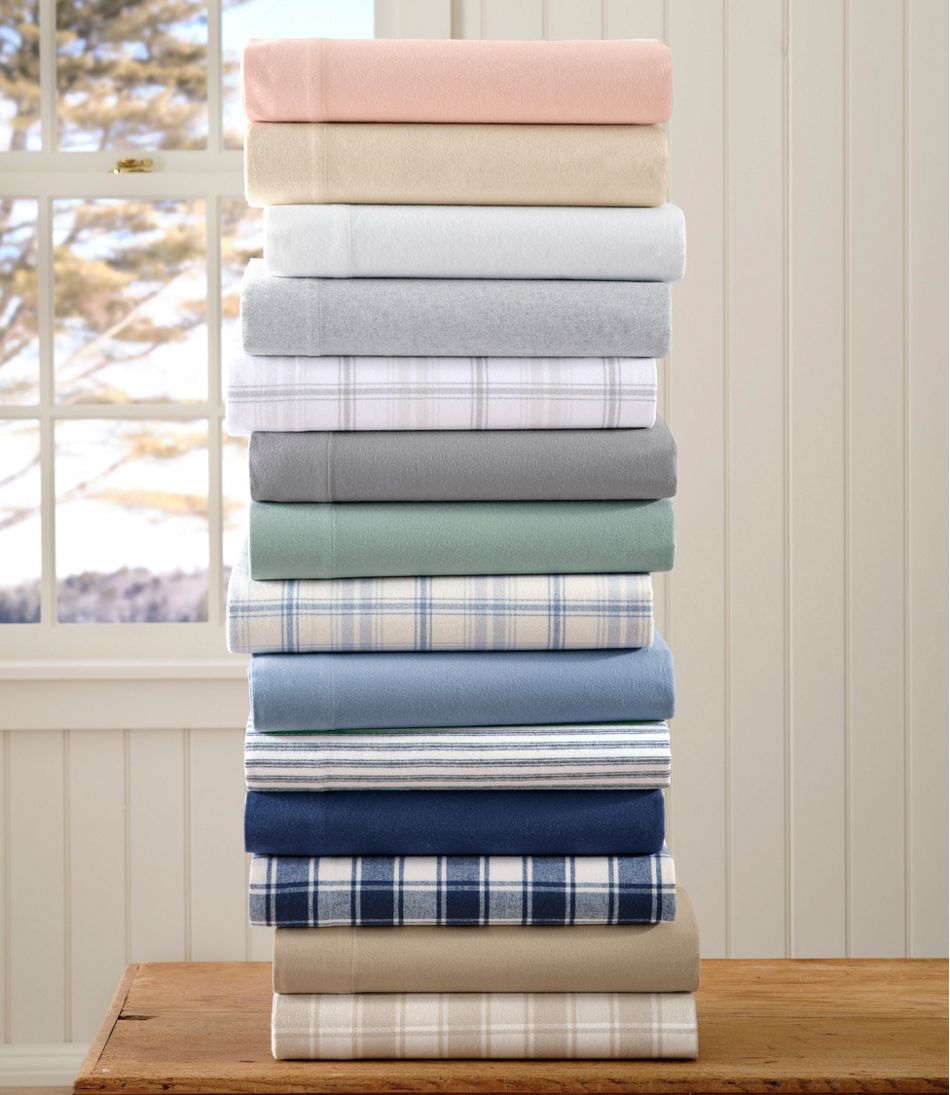 Ultrasoft Comfort Flannel Sheet Set, Check | L.L.Bean
