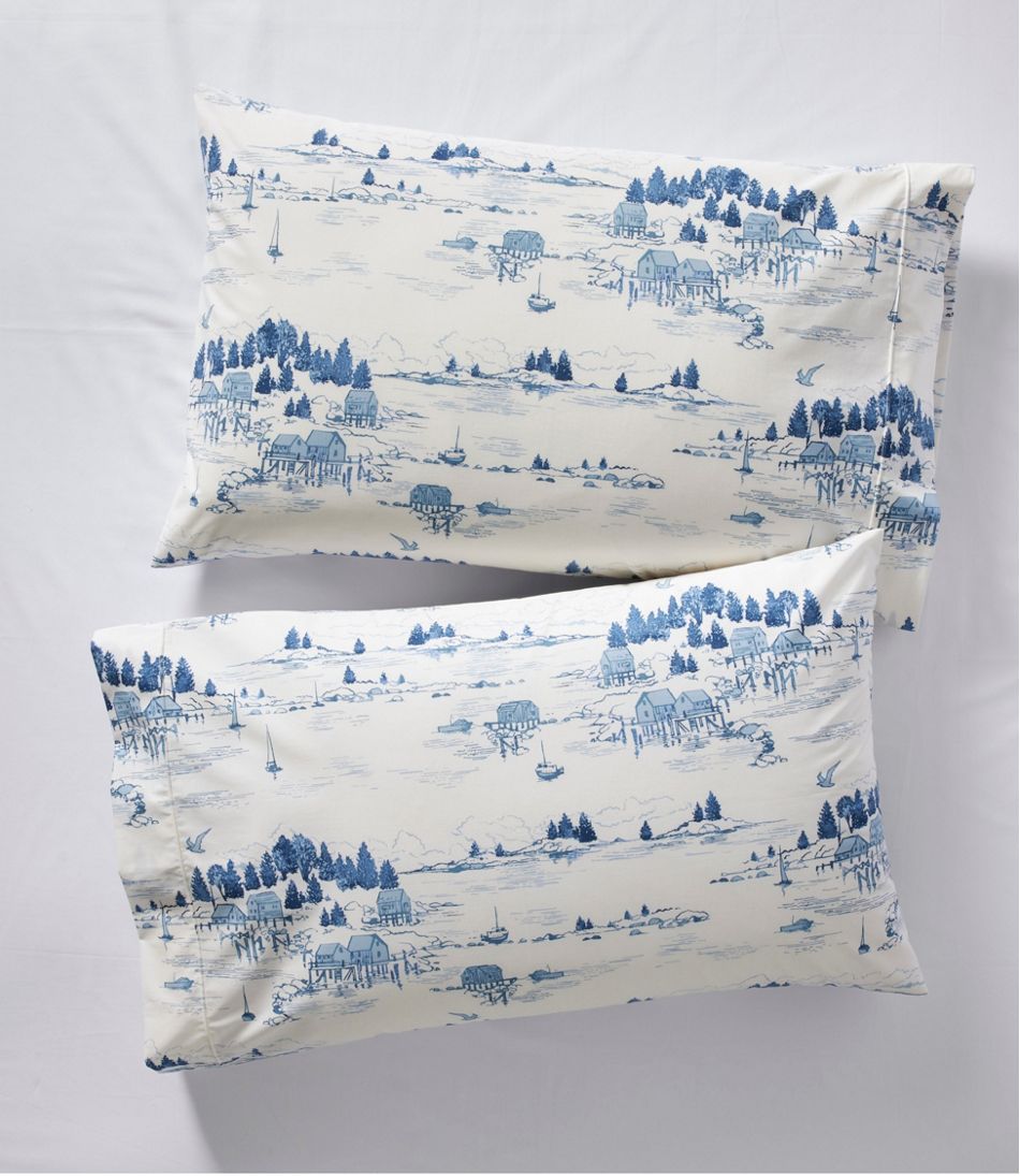 Coastal Landscape Percale Sheet Collection | L.L.Bean