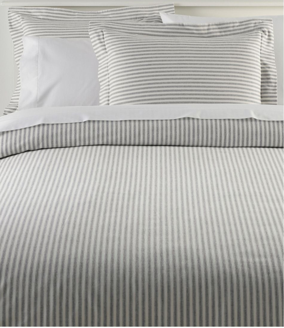 Ultrasoft Comfort Flannel Comforter Cover Collection, Stripe | L.L.Bean