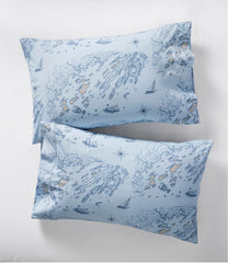 Nautical Map Percale Sheet Collection | L.L.Bean