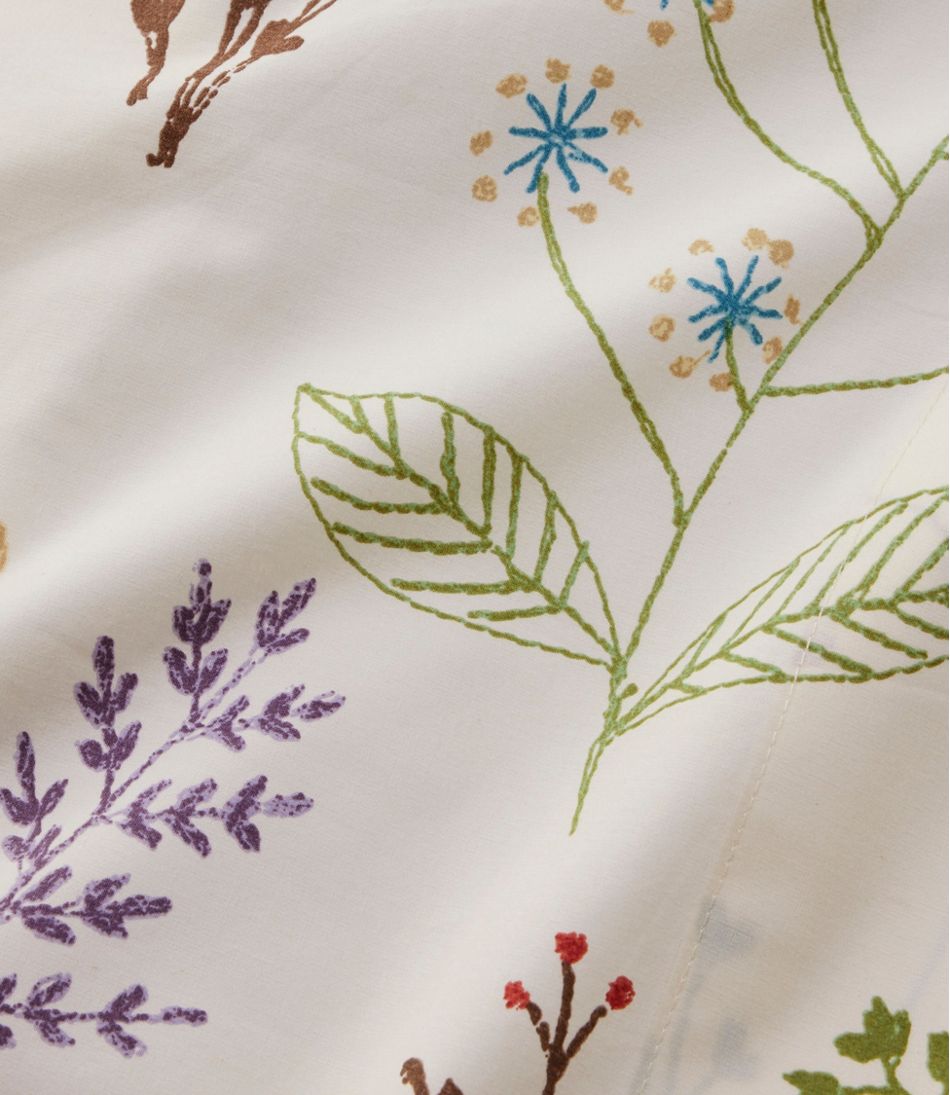 Botanical Floral Percale Sheet Collection | L.L.Bean