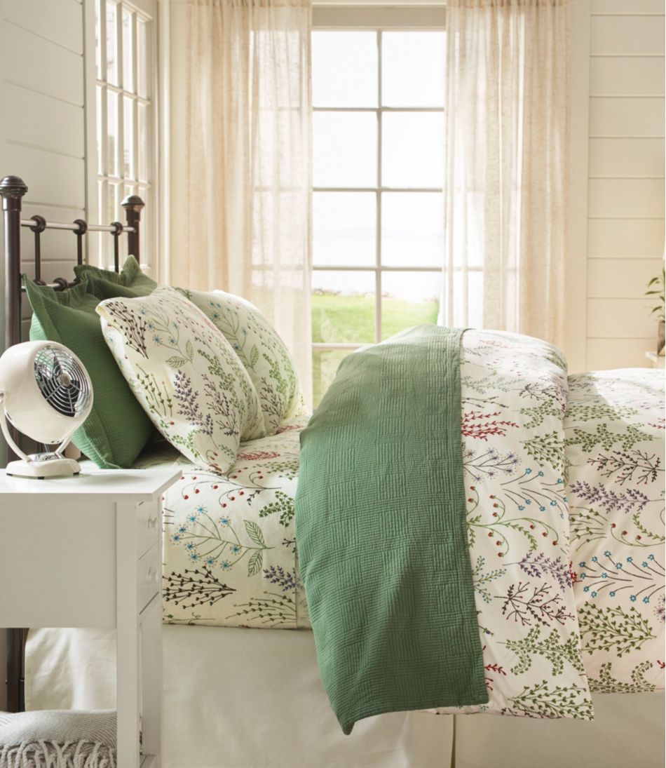 Botanical Floral Percale Sheet Collection | L.L.Bean