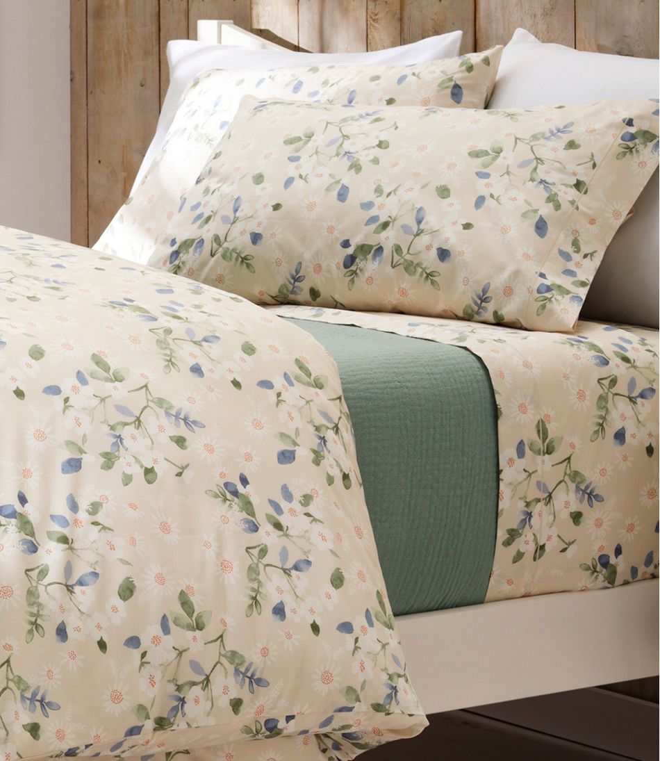 Premium Egyptian Percale Sheet Collection, Daisy | L.L.Bean