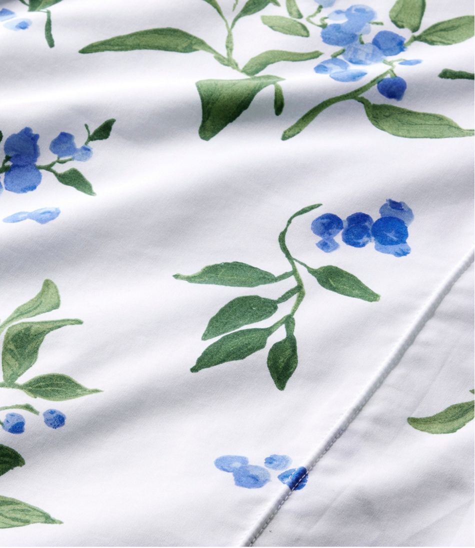 Jess Franks Blueberry Print Percale Sheet Set Collection | L.L.Bean