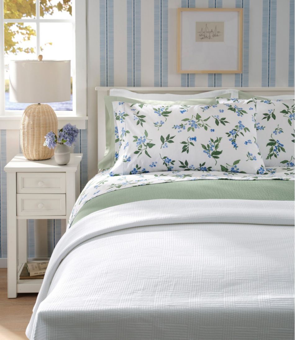 Jess Franks Blueberry Print Percale Sheet Set Collection | L.L.Bean